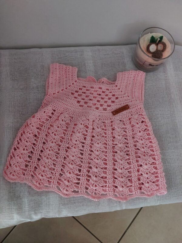 robe été point dentelle
