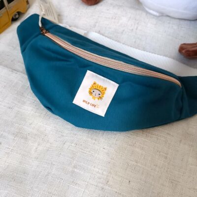 Banane enfant / ado bleu pétrole