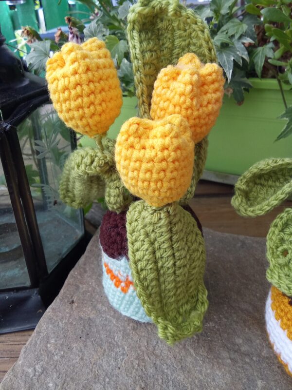 Petit pot de tulipe " jaune"
