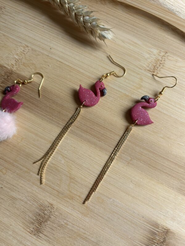 🦩 Boucles Flamant Rose 🦩