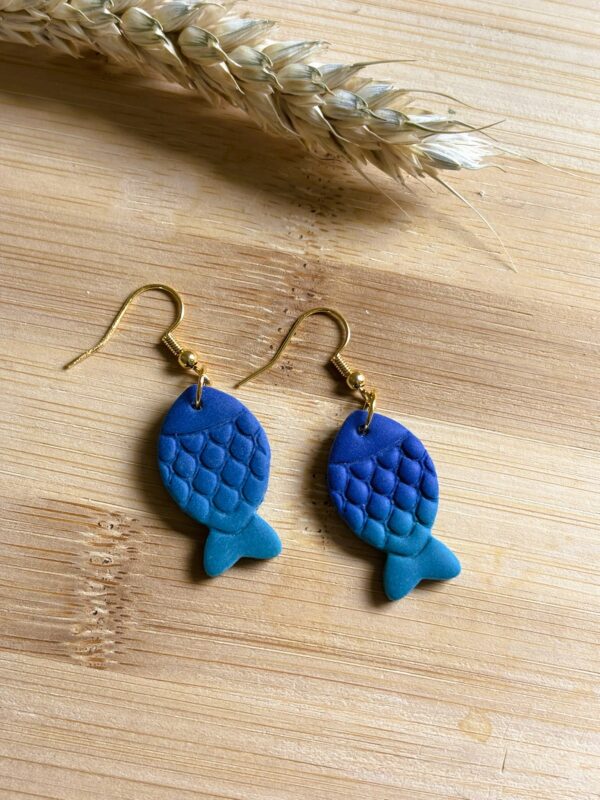 🐟 Boucles d'oreilles poissons dégradées 🐟 – Image 3