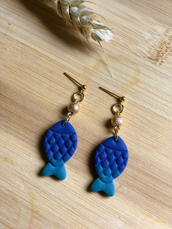 🐟 Boucles d'oreilles poissons dégradées 🐟 – Image 4