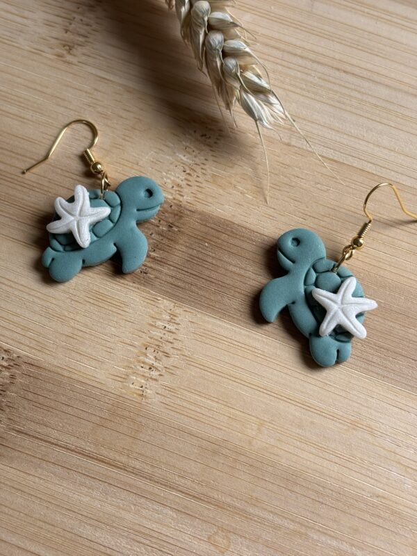🐢 Boucles d'oreilles tortues de mer 🐢