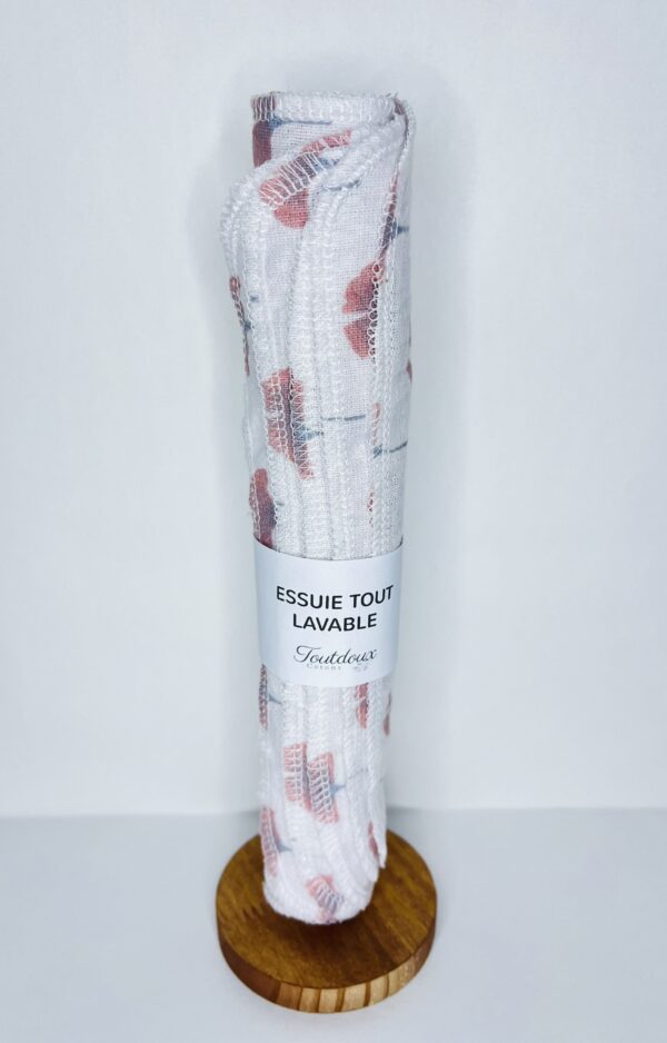 Essuie tout lavable en flanelle
