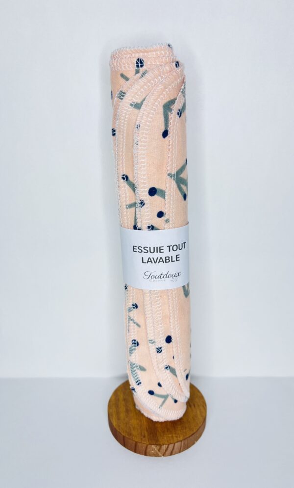 Essuie tout lavable en flanelle