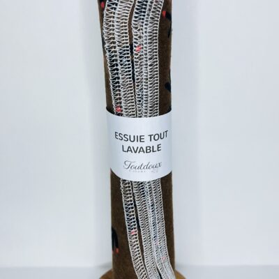 Essuie tout lavable en flanelle