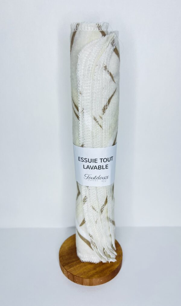 Essuie tout lavable en flanelle