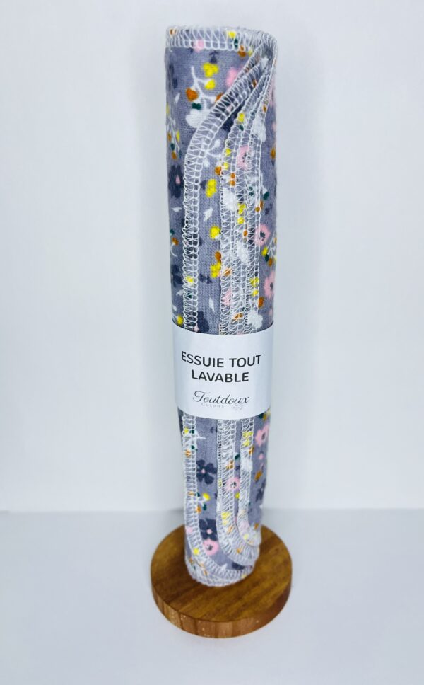 Essuie tout lavable en flanelle