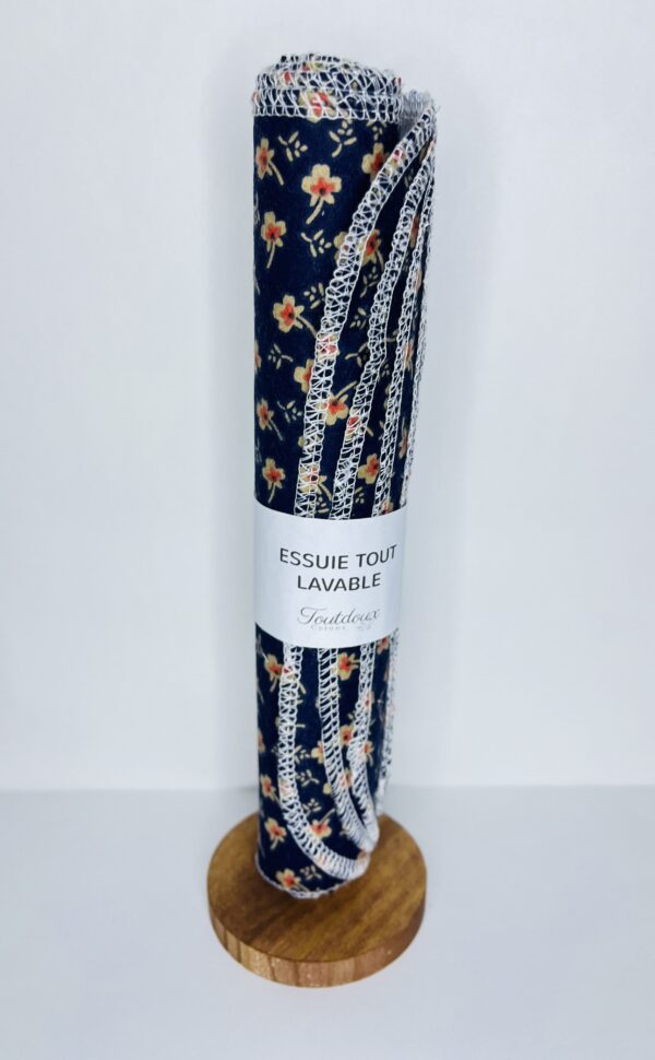 Essuie tout lavable en flanelle
