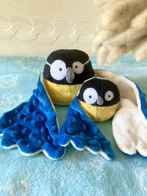 famille doudous oiseaux piouf