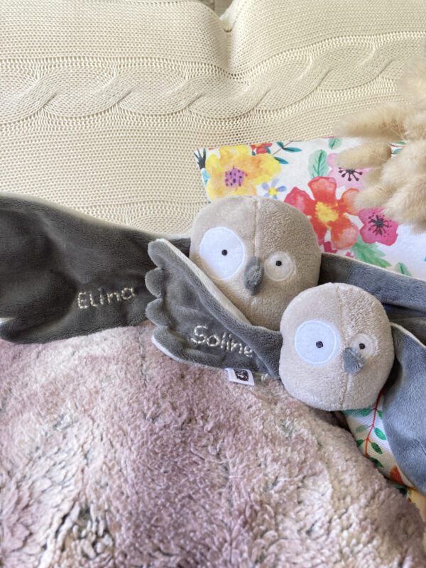 doudou personnalisable prénom texte