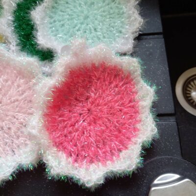 éponges fleurs de douche éco responsable tawashi lavable machine