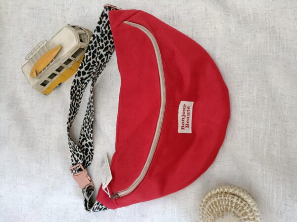 Banane femme daim rouge – Image 2