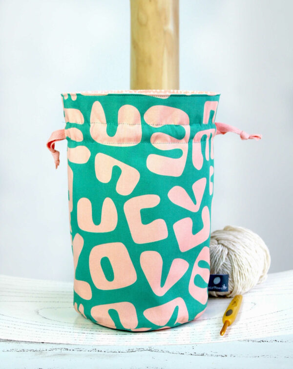 petit sac projets tricot