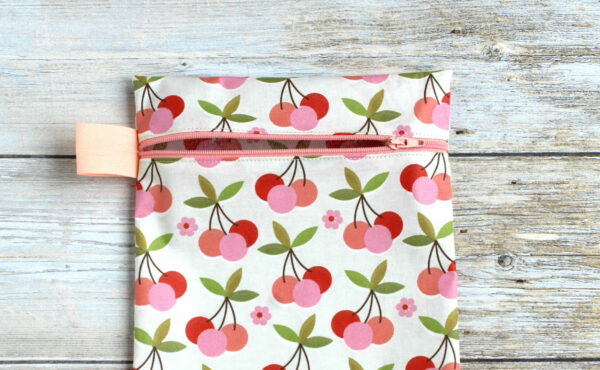 Pochette enduite zippée, porte livre enduit, trousse plate impermeable – Image 5