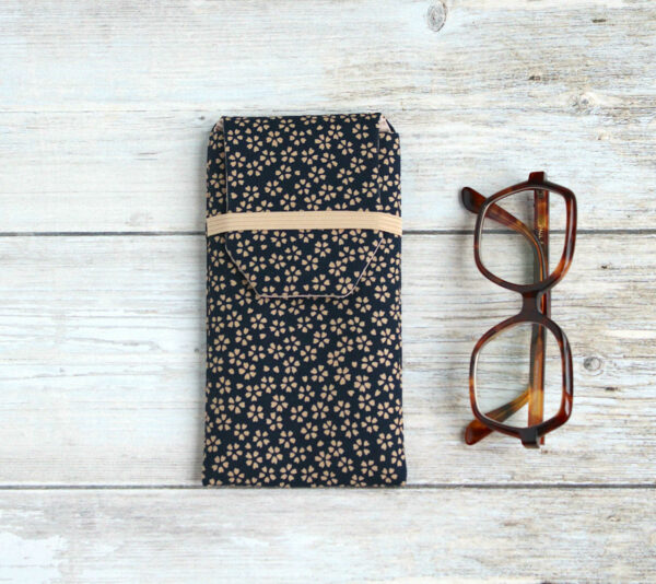 pochette lunettes tissu japon