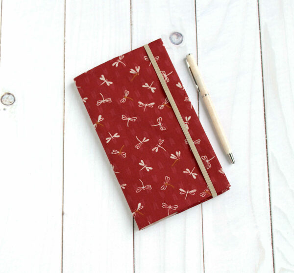 porte chequier tissu japonisant