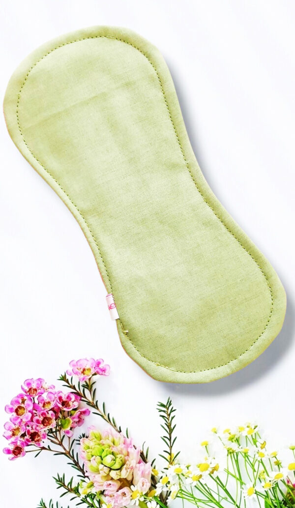 Pack 7 serviettes hygiéniques lavables sans ailettes ROSES - (S/ Flux normaux jour et nuit) - serviettes menstruelles lavables - serviettes hygiéniques alternatives - Zéro déchet - shl - serviettes périodiques