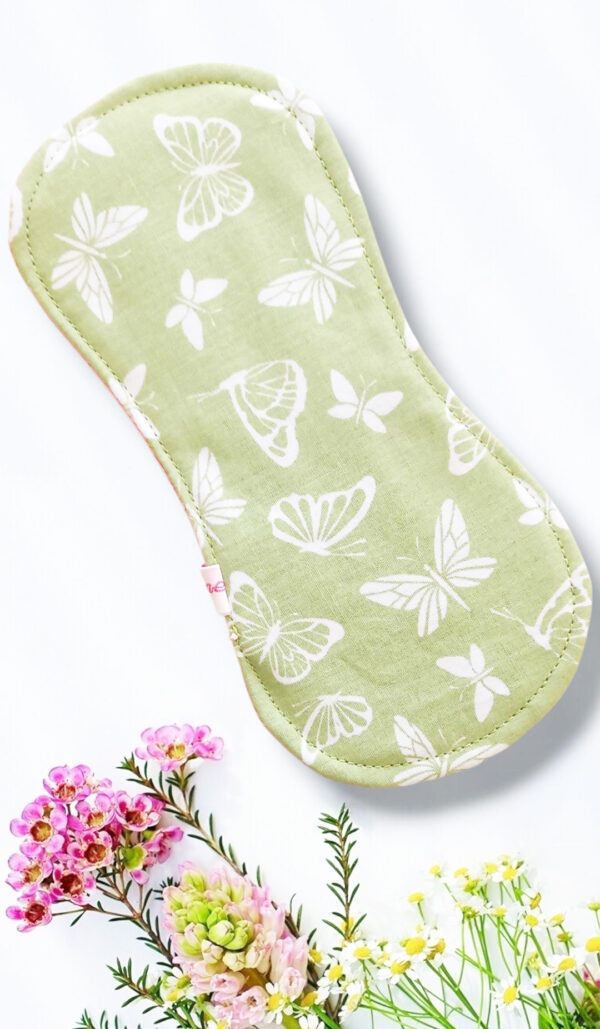 Pack 7 serviettes hygiéniques lavables sans ailettes ROSES - (S/ Flux normaux jour et nuit) - serviettes menstruelles lavables - serviettes hygiéniques alternatives - Zéro déchet - shl - serviettes périodiques