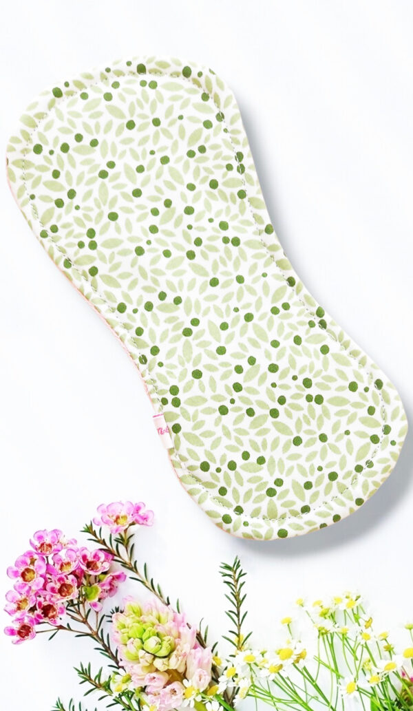 Pack 7 serviettes hygiéniques lavables sans ailettes ROSES - (S/ Flux normaux jour et nuit) - serviettes menstruelles lavables - serviettes hygiéniques alternatives - Zéro déchet - shl - serviettes périodiques