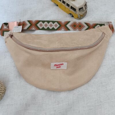 Banane femme daim sable