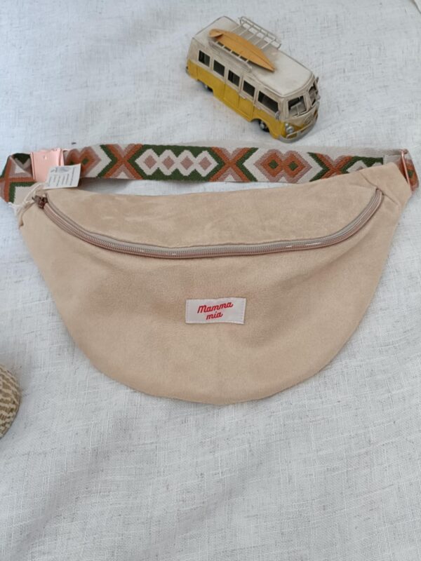 Banane femme daim sable