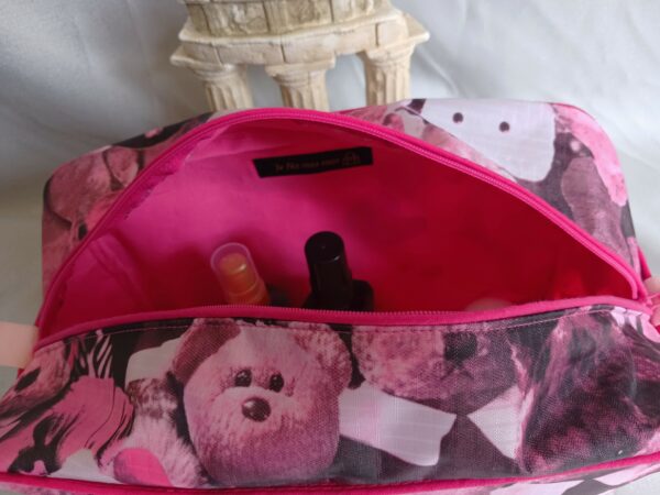 trousse de toilette ourson rose – Image 4