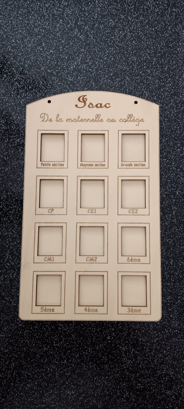 cadre pour photo de classe