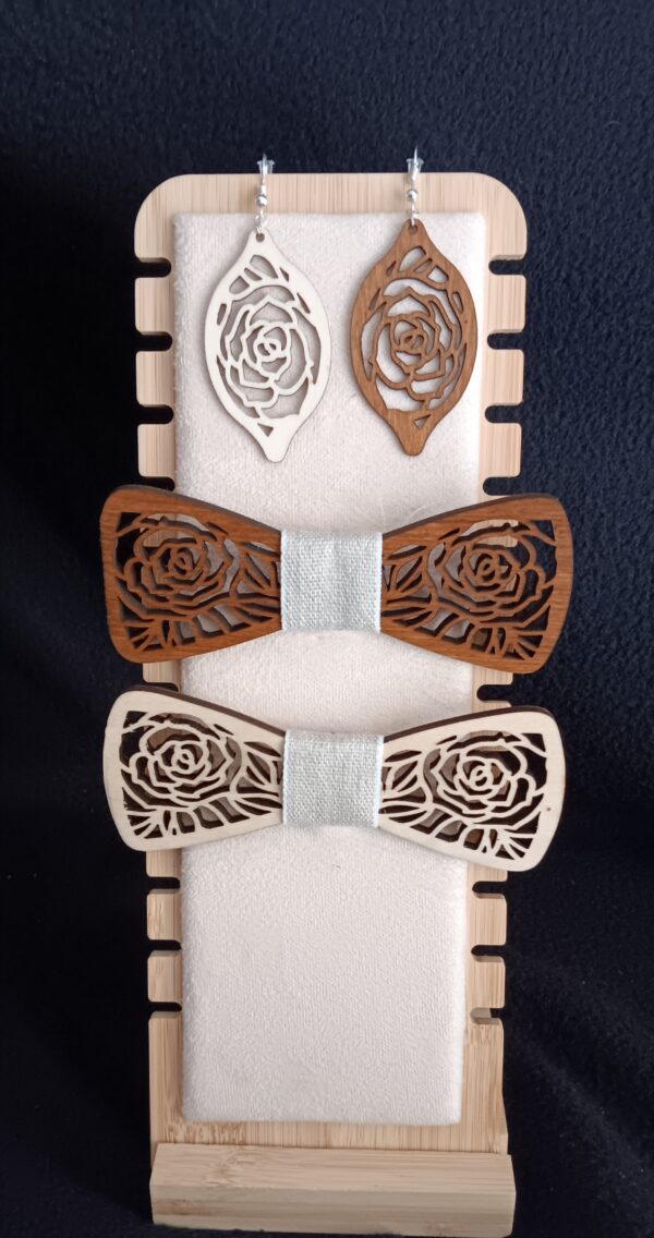 noeud papillon en bois personalisable – Image 6