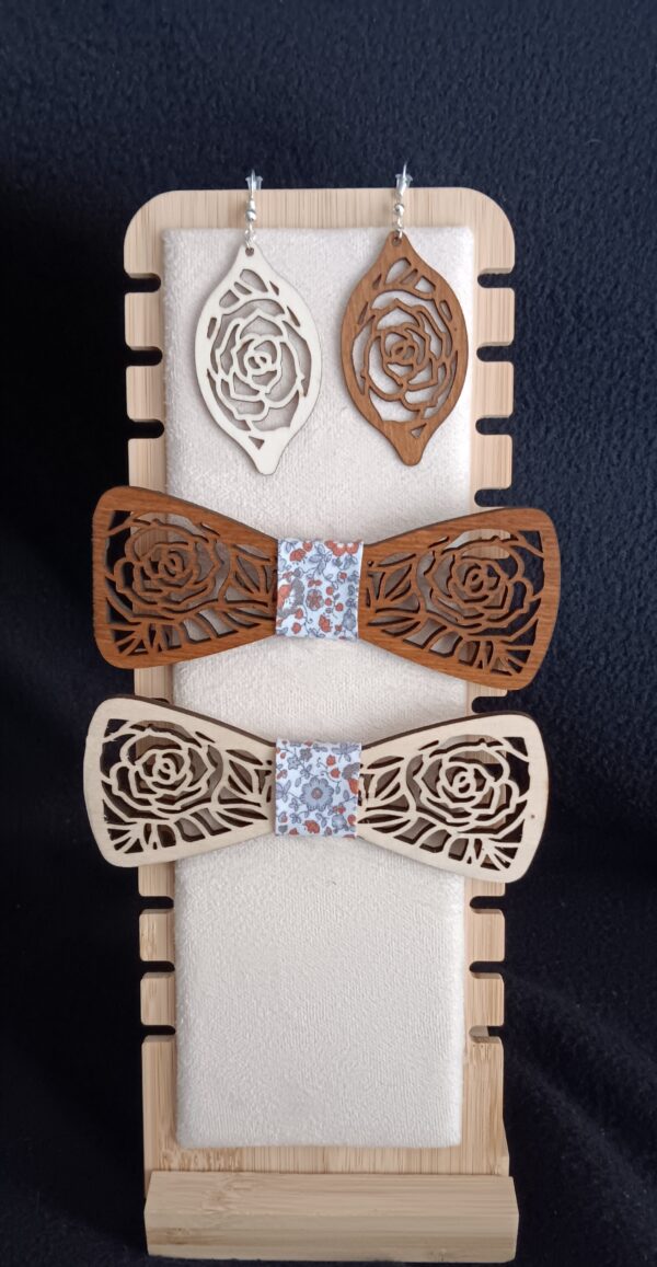 noeud papillon en bois personalisable – Image 7