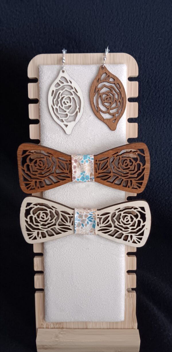 noeud papillon en bois personalisable – Image 8