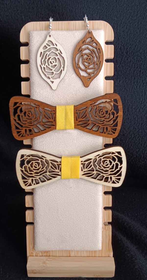 noeud papillon en bois personalisable – Image 10