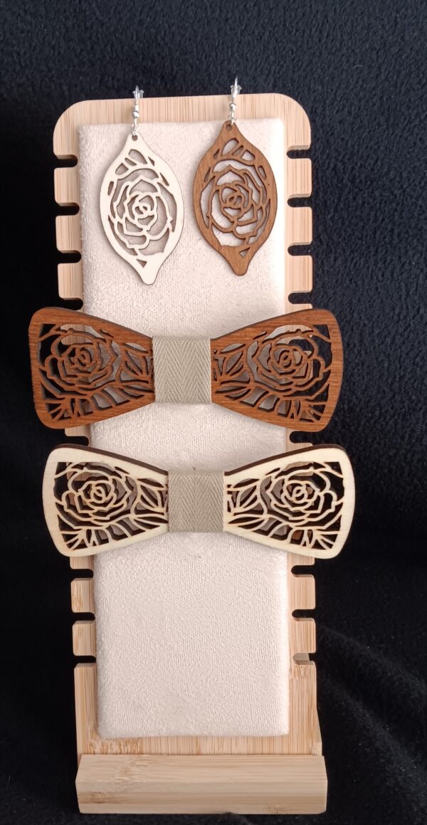 noeud papillon en bois personalisable – Image 11