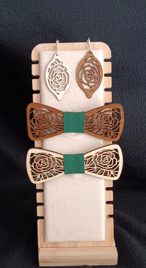 noeud papillon en bois personalisable – Image 13