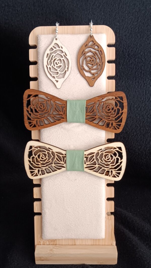 noeud papillon en bois personalisable – Image 14