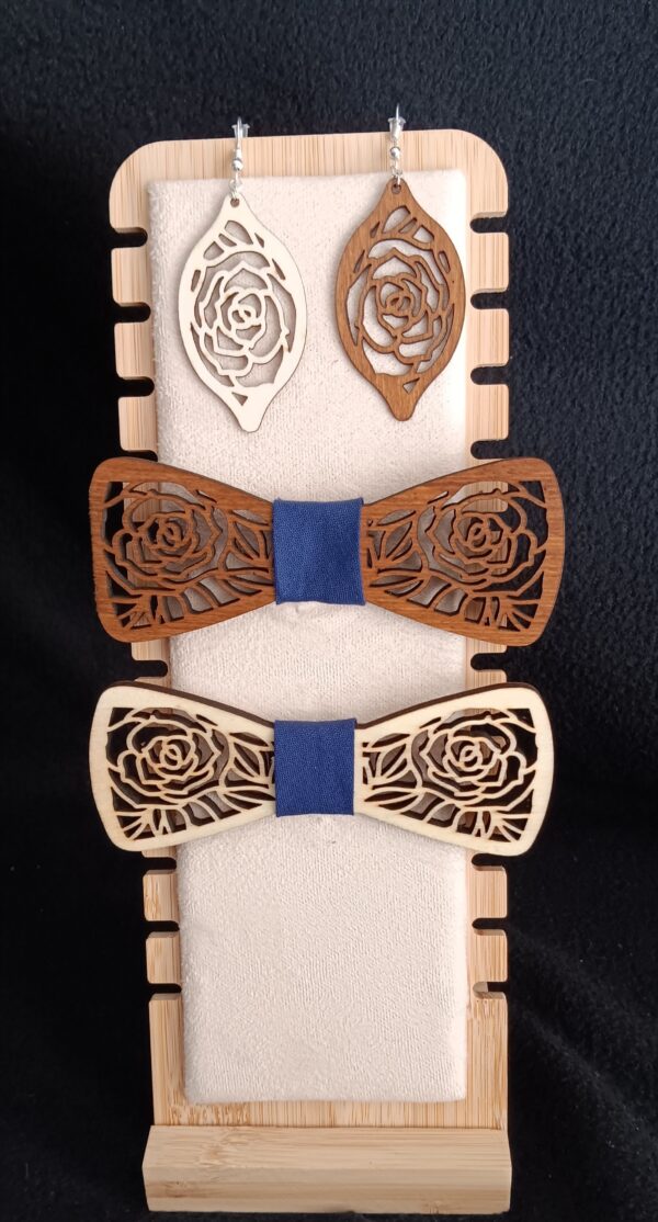 noeud papillon en bois personalisable – Image 15