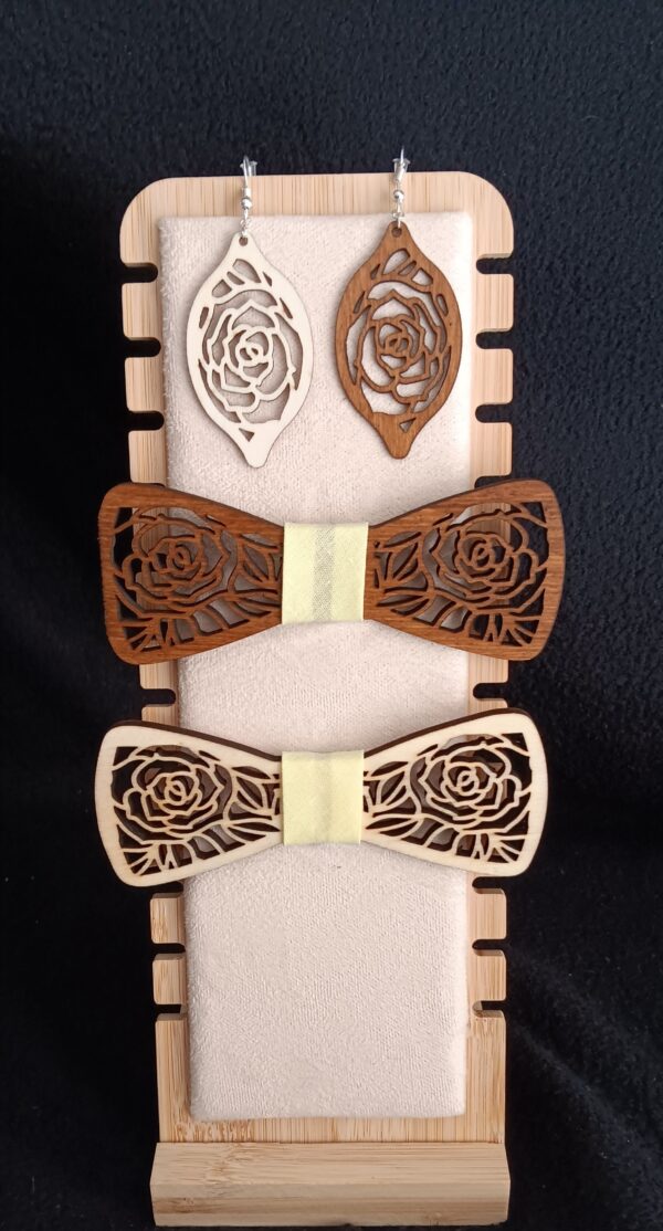 noeud papillon en bois personalisable – Image 17