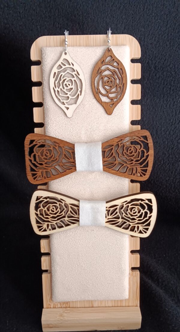 noeud papillon en bois personalisable – Image 18
