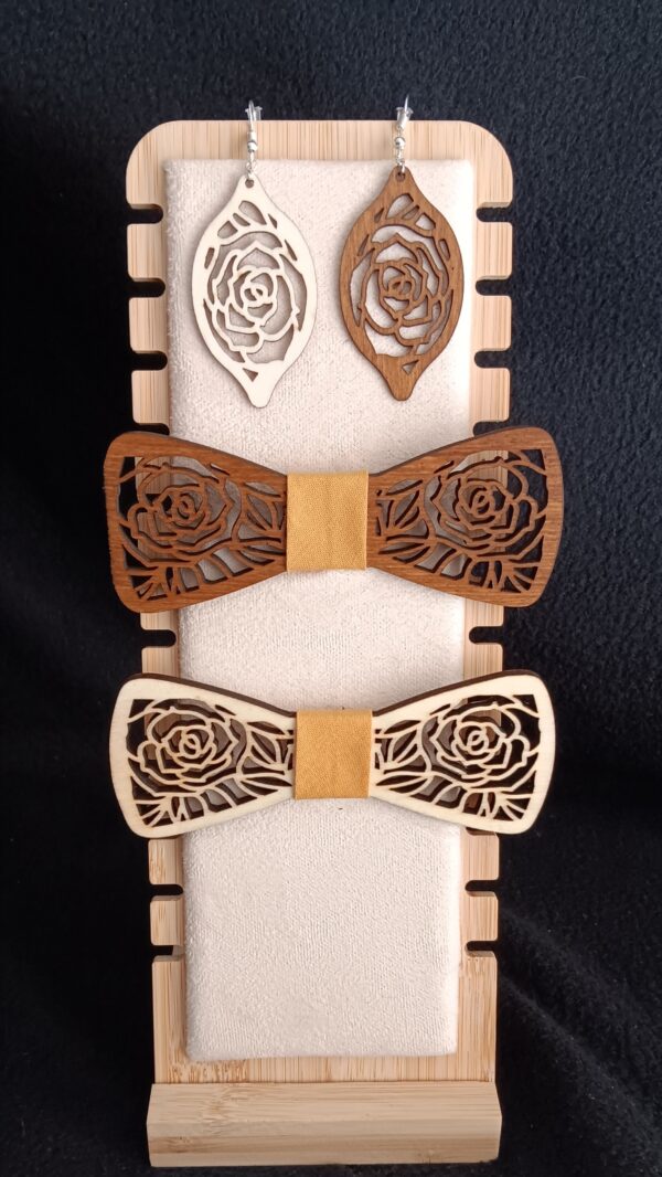 noeud papillon en bois personalisable – Image 19
