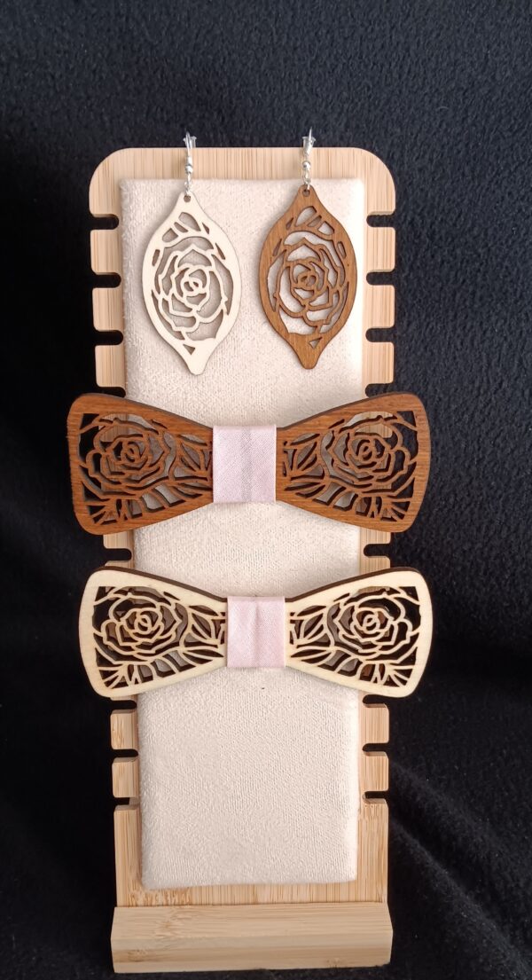 noeud papillon en bois personalisable – Image 20