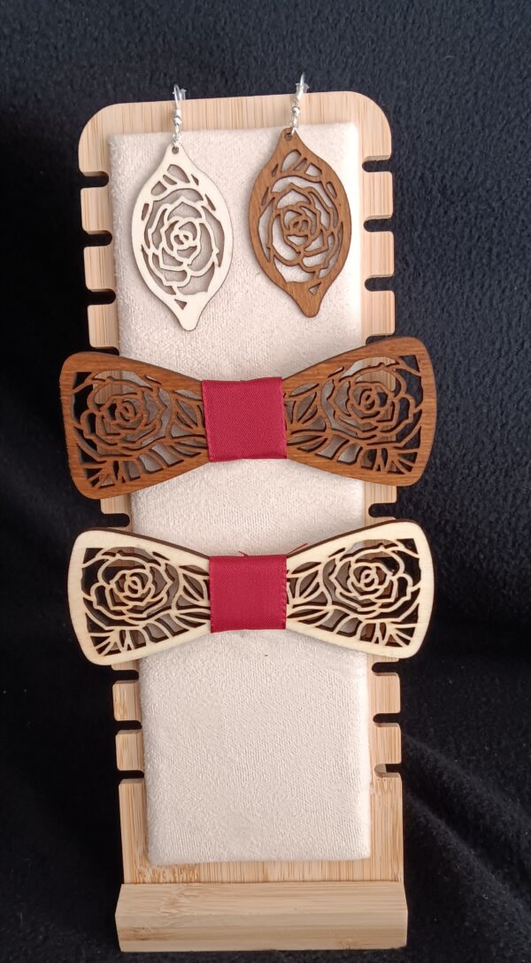 noeud papillon en bois personalisable – Image 21