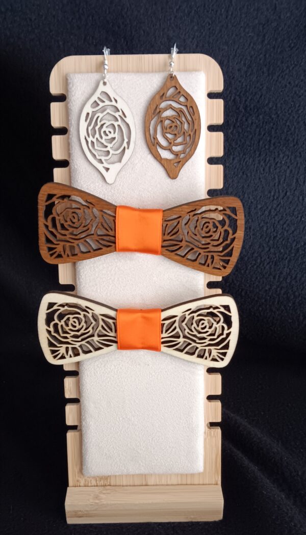 noeud papillon en bois personalisable – Image 23