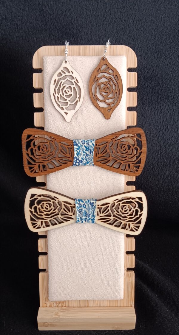noeud papillon en bois personalisable – Image 26