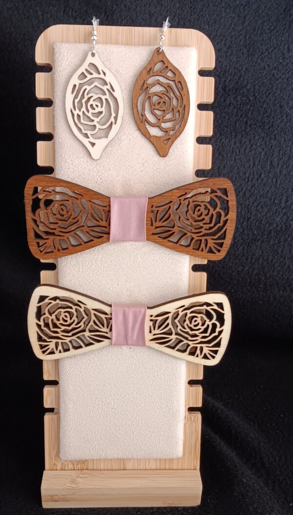 noeud papillon en bois personalisable – Image 27