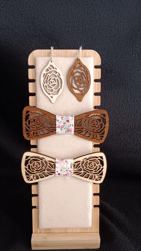 noeud papillon en bois personalisable – Image 28