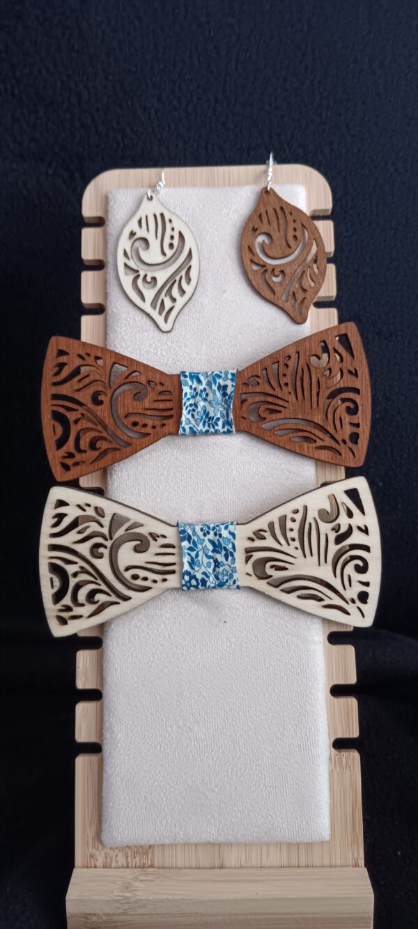 noeud papillon bois personalisable – Image 28