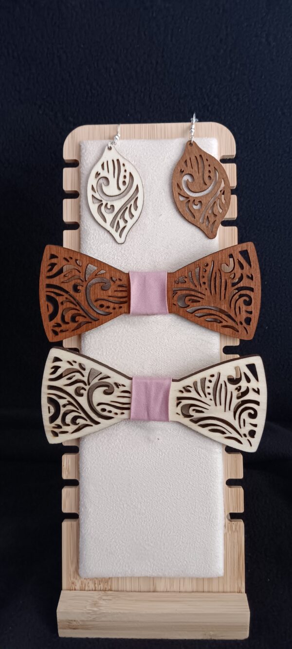 noeud papillon bois personalisable – Image 27
