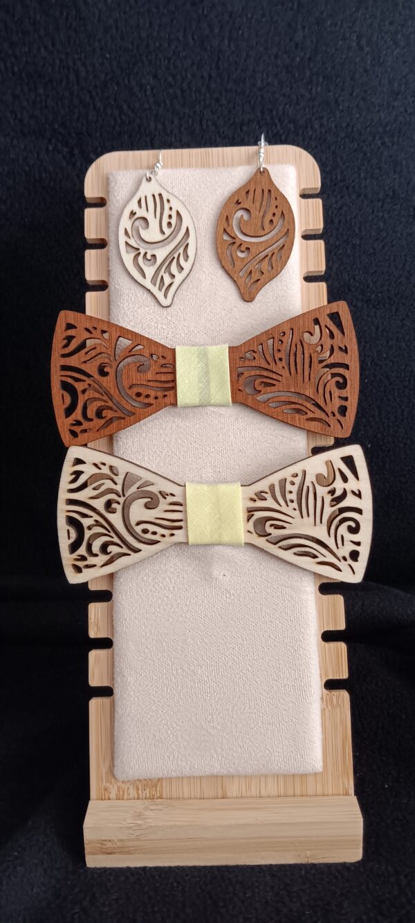 noeud papillon bois personalisable – Image 25