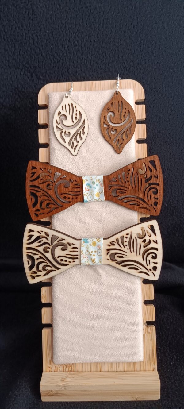 noeud papillon bois personalisable – Image 24