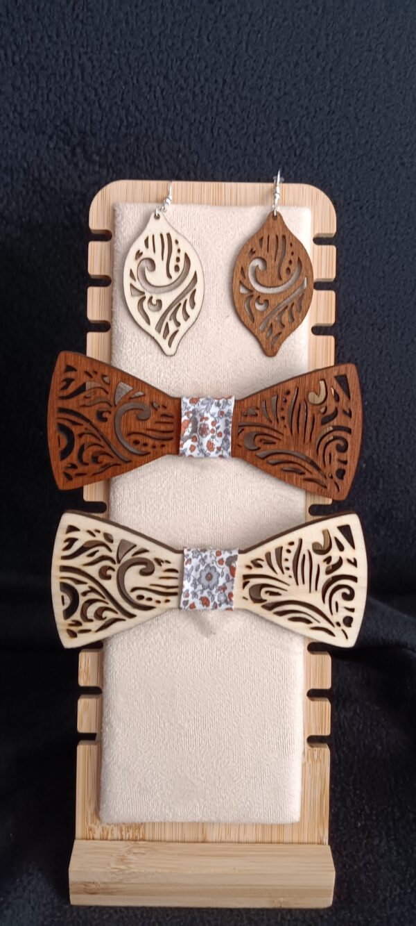 noeud papillon bois personalisable – Image 23